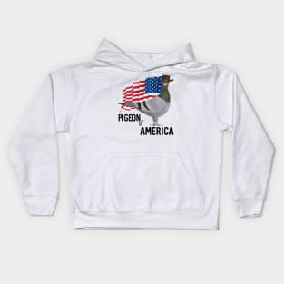 Pigeon of America Kids Hoodie